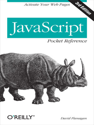 cover image of JavaScript Pocket Reference
